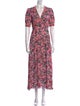 Saloni Floral Print Long Dress