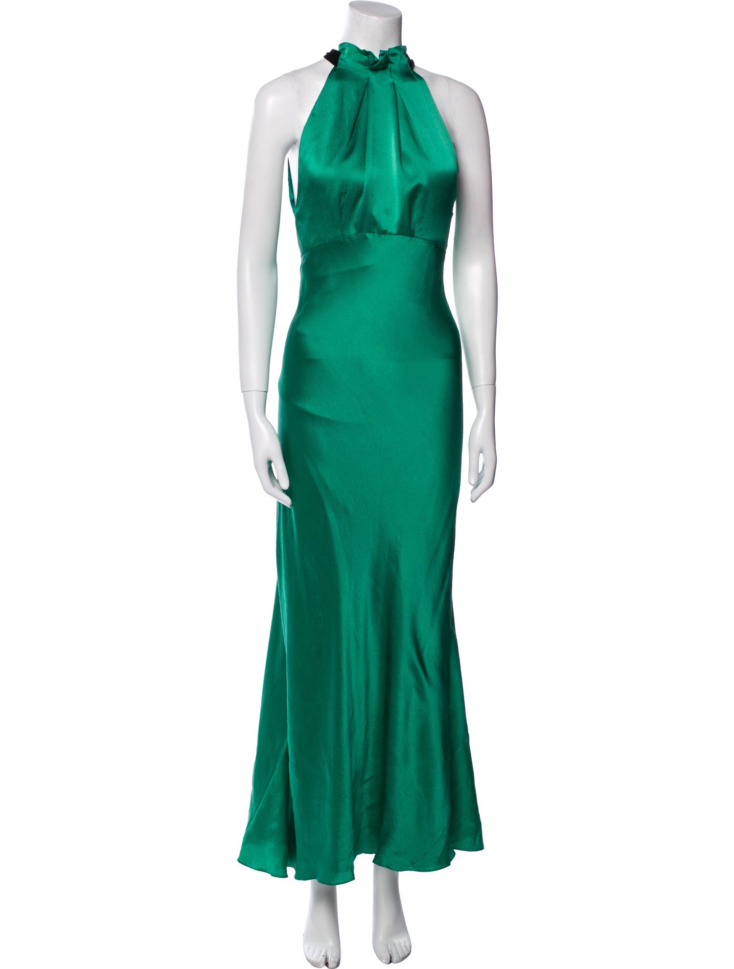 Saloni Halterneck Long Dress