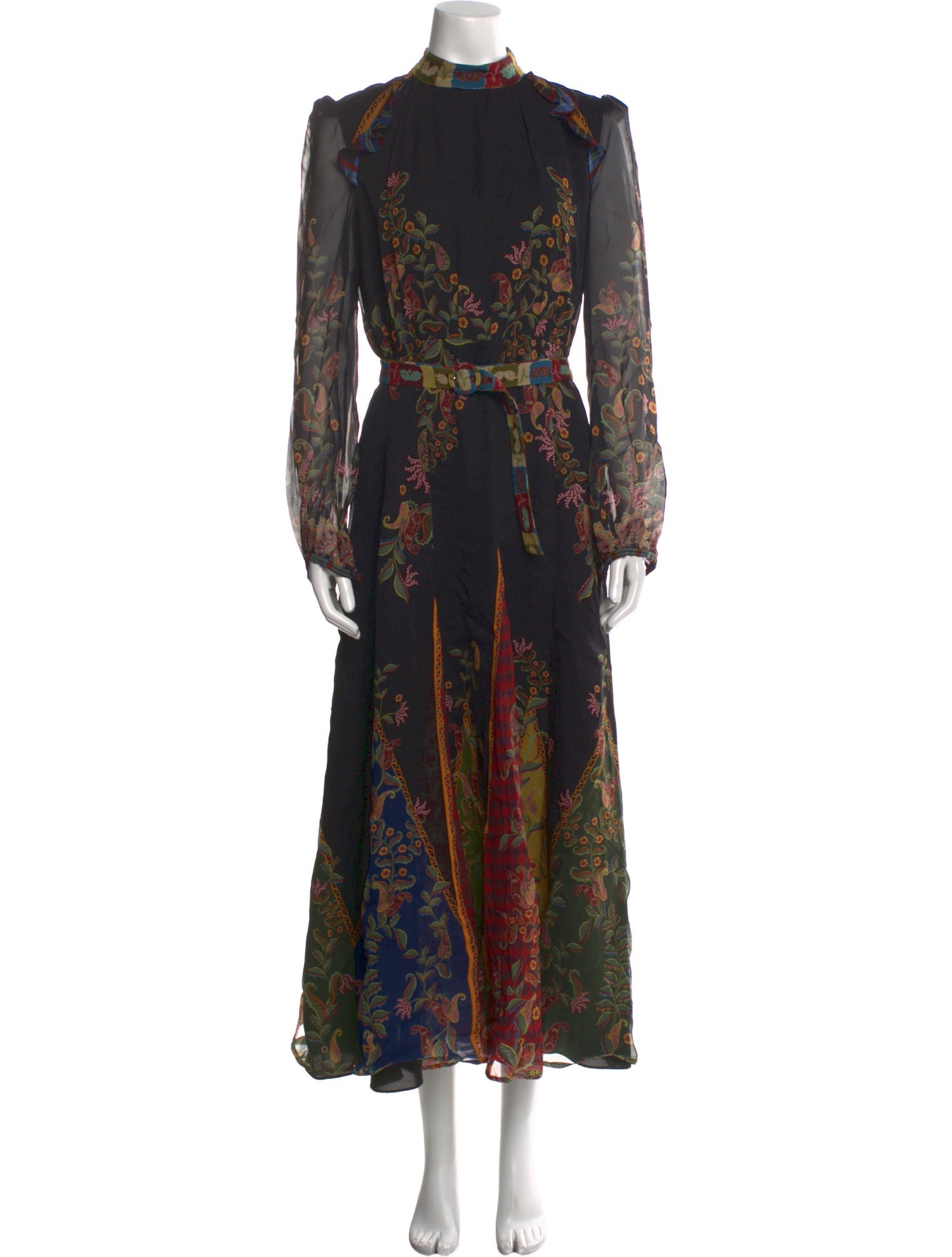 Saloni Silk Long Dress w/ Tags