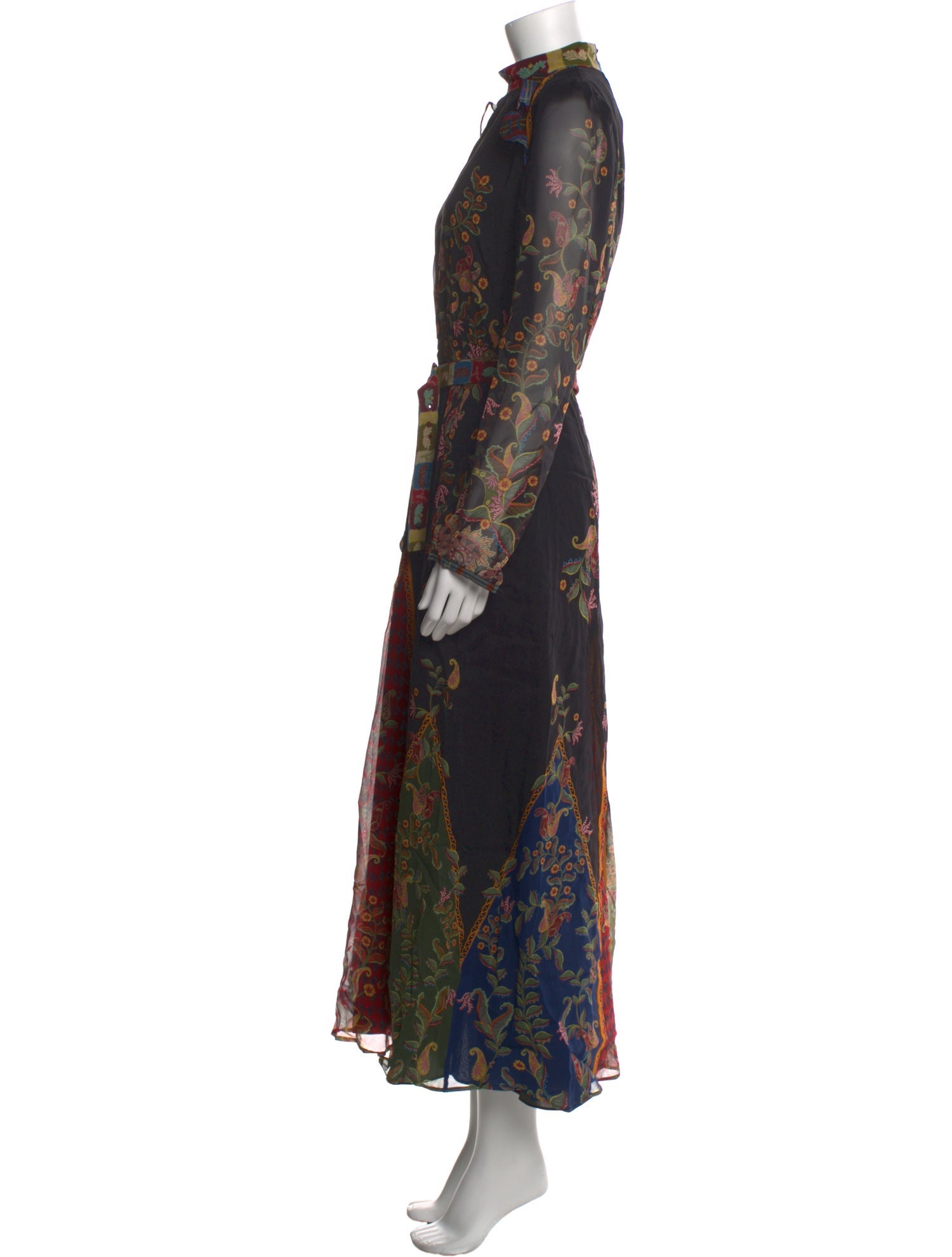 Saloni Silk Long Dress w/ Tags