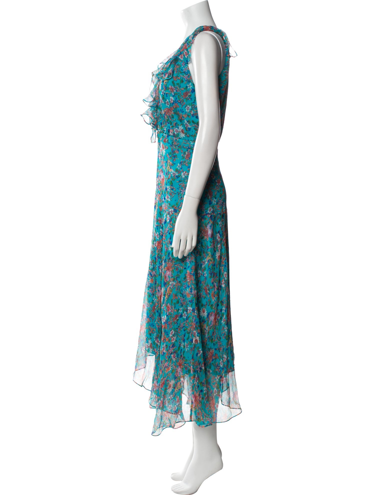 Saloni Silk Long Dress