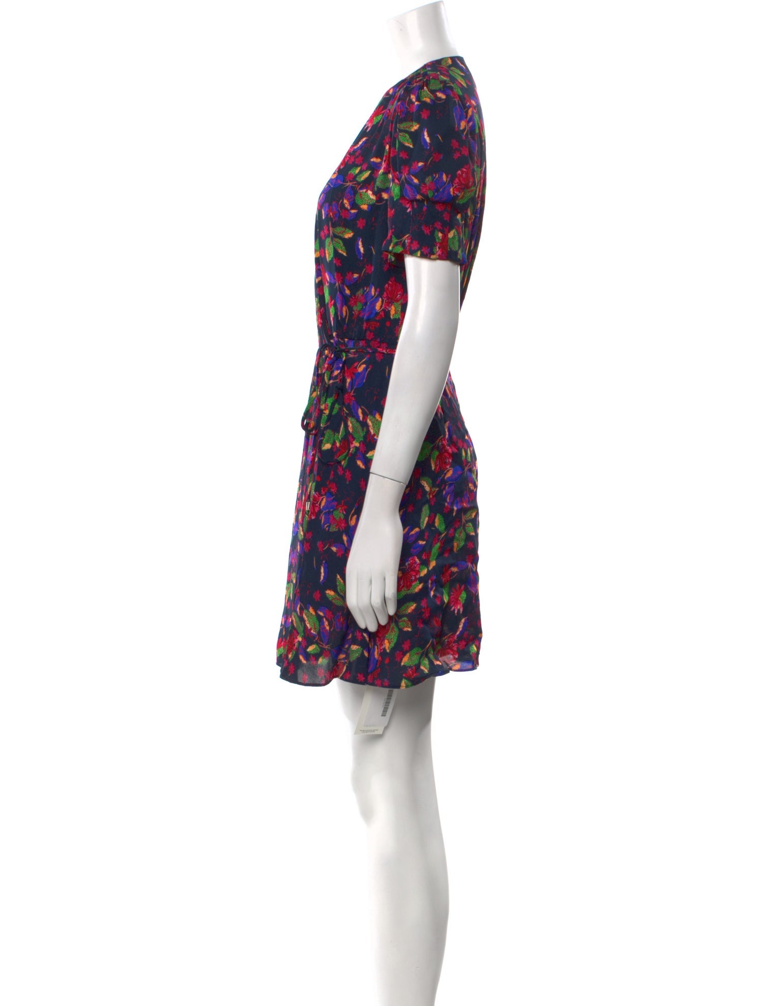 Saloni Floral Print Mini Dress