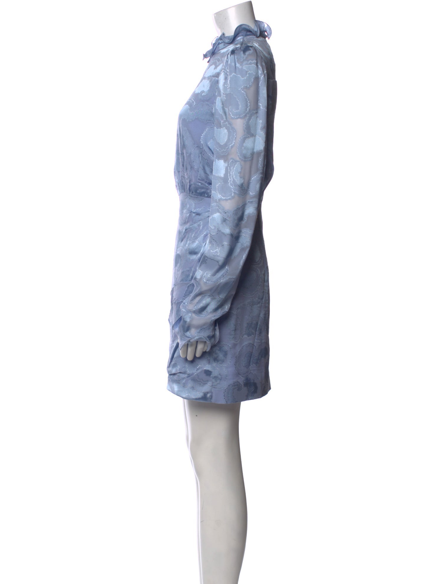 Saloni Silk Mini Dress