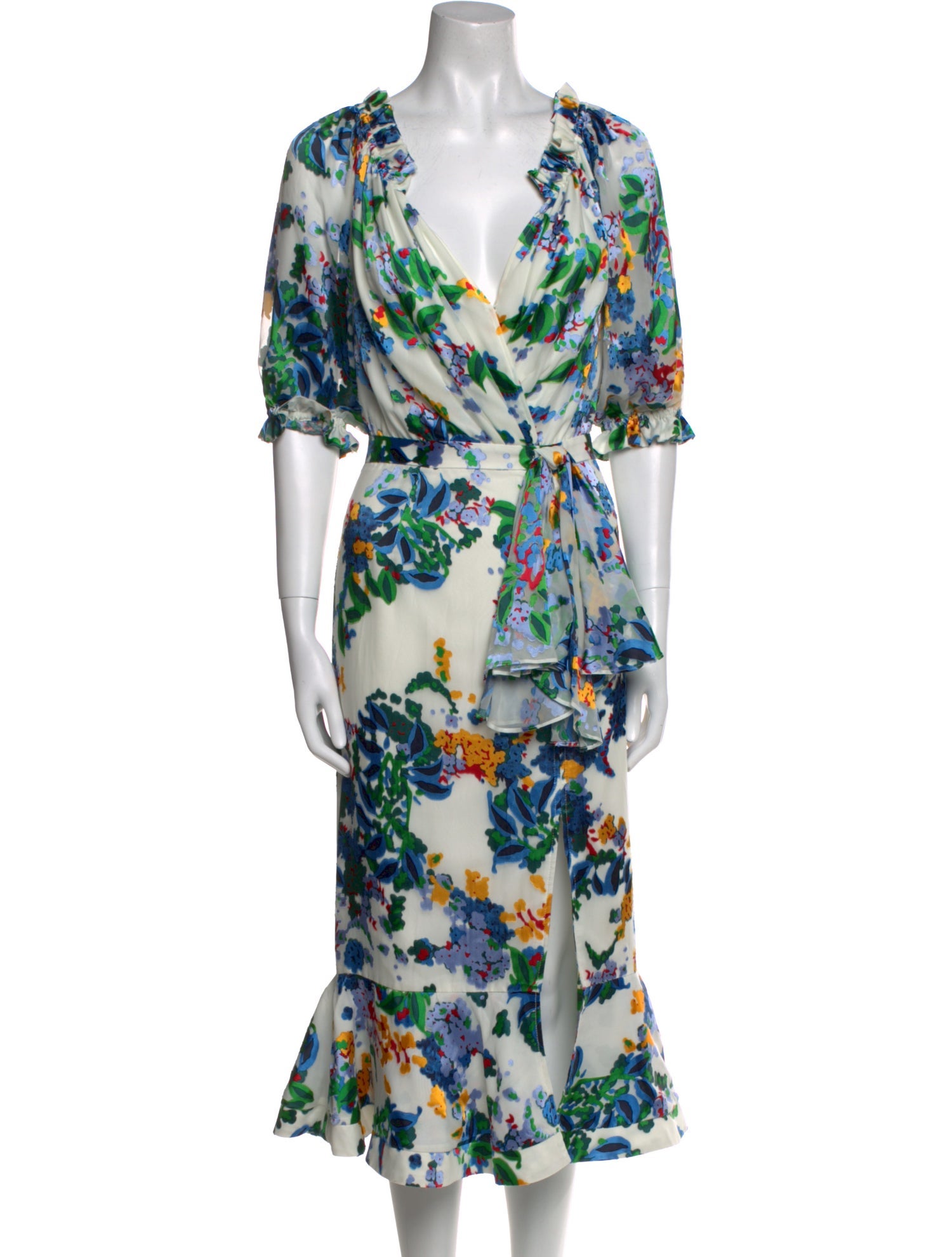 Saloni Silk Knee-Length Dress