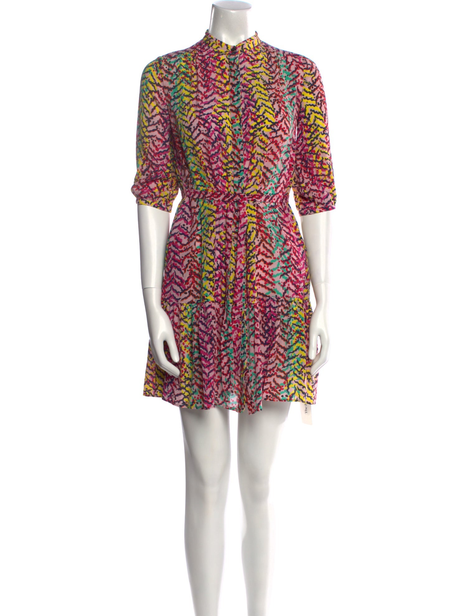 Saloni Silk Mini Dress