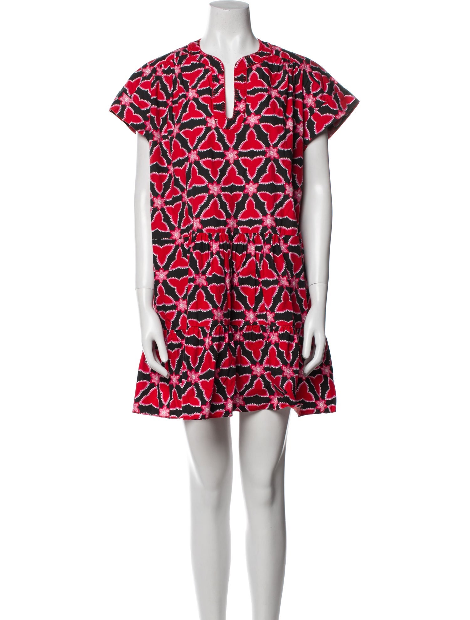 Saloni Printed Mini Dress