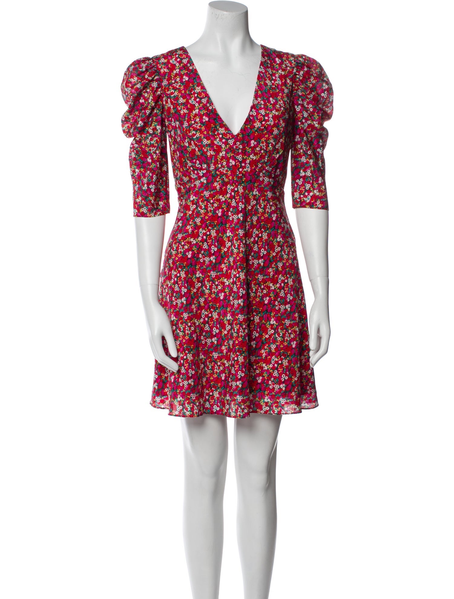 Saloni Silk Mini Dress