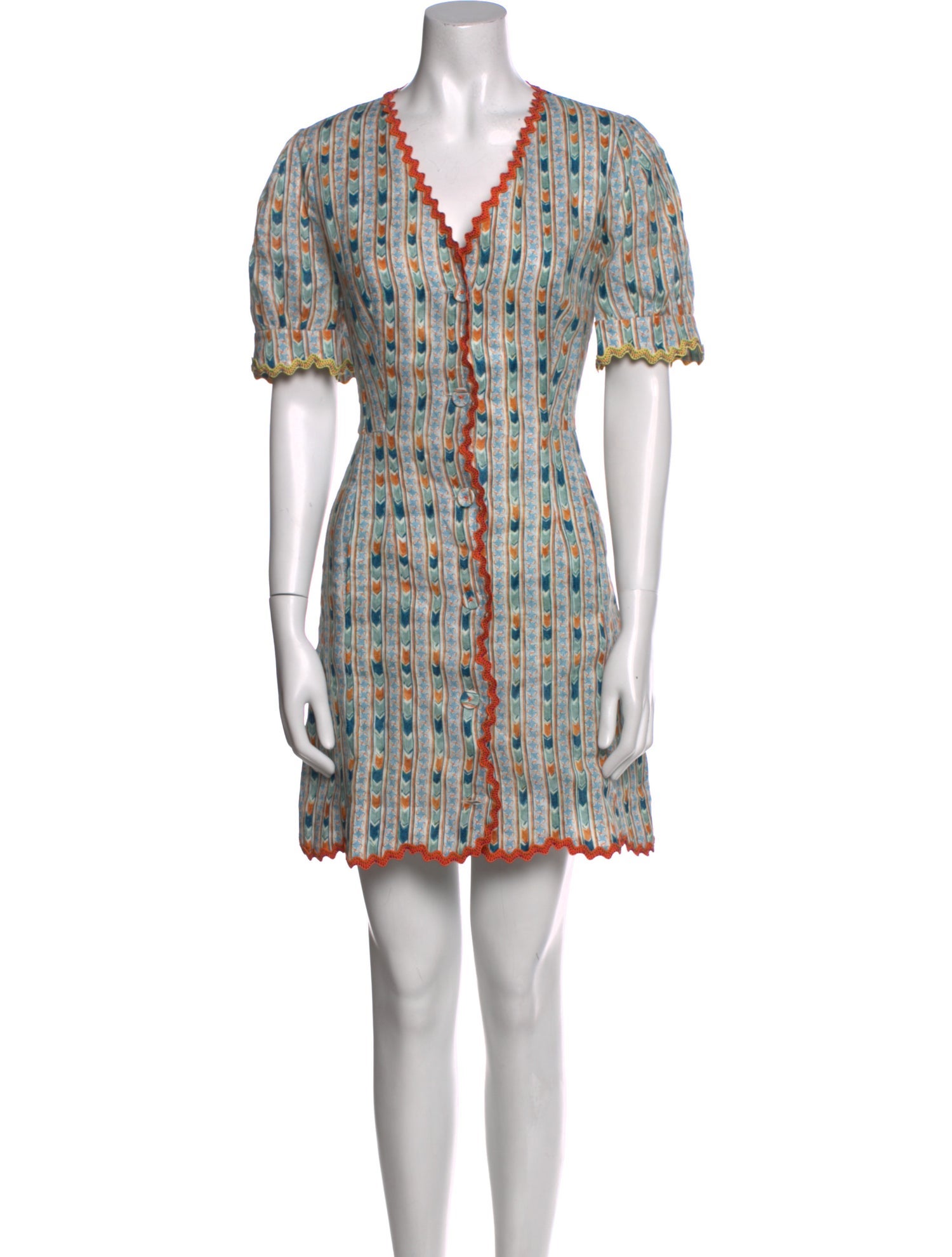 Saloni Linen Mini Dress w/ Tags