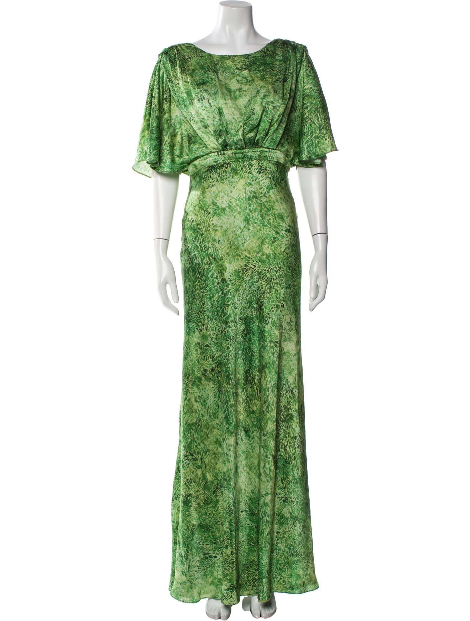 Saloni Silk Long Dress