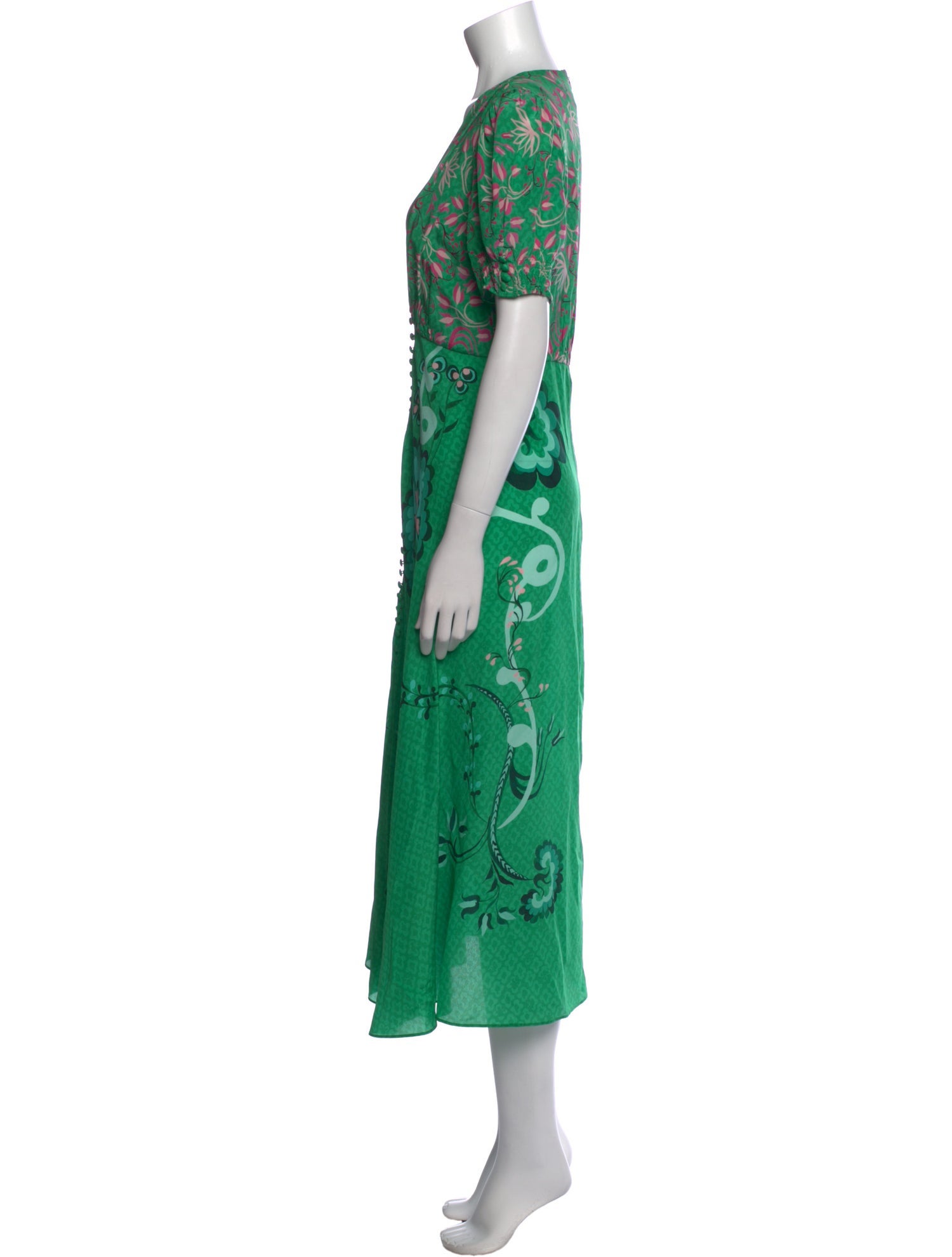 Saloni Silk Long Dress
