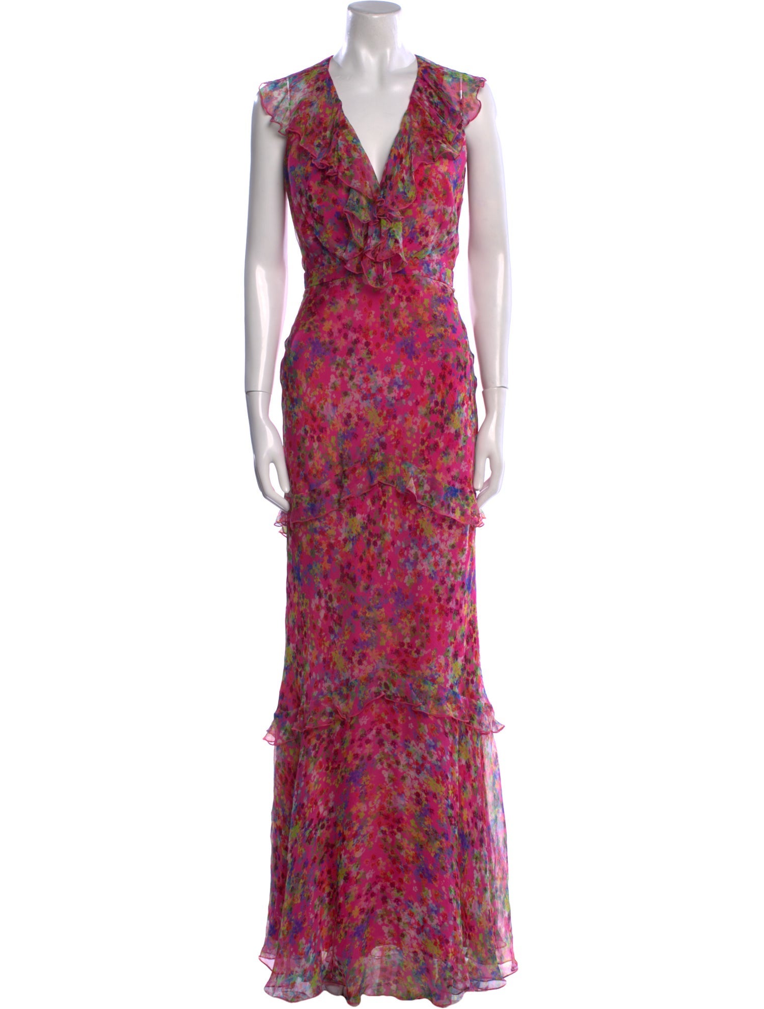 Saloni Silk Long Dress