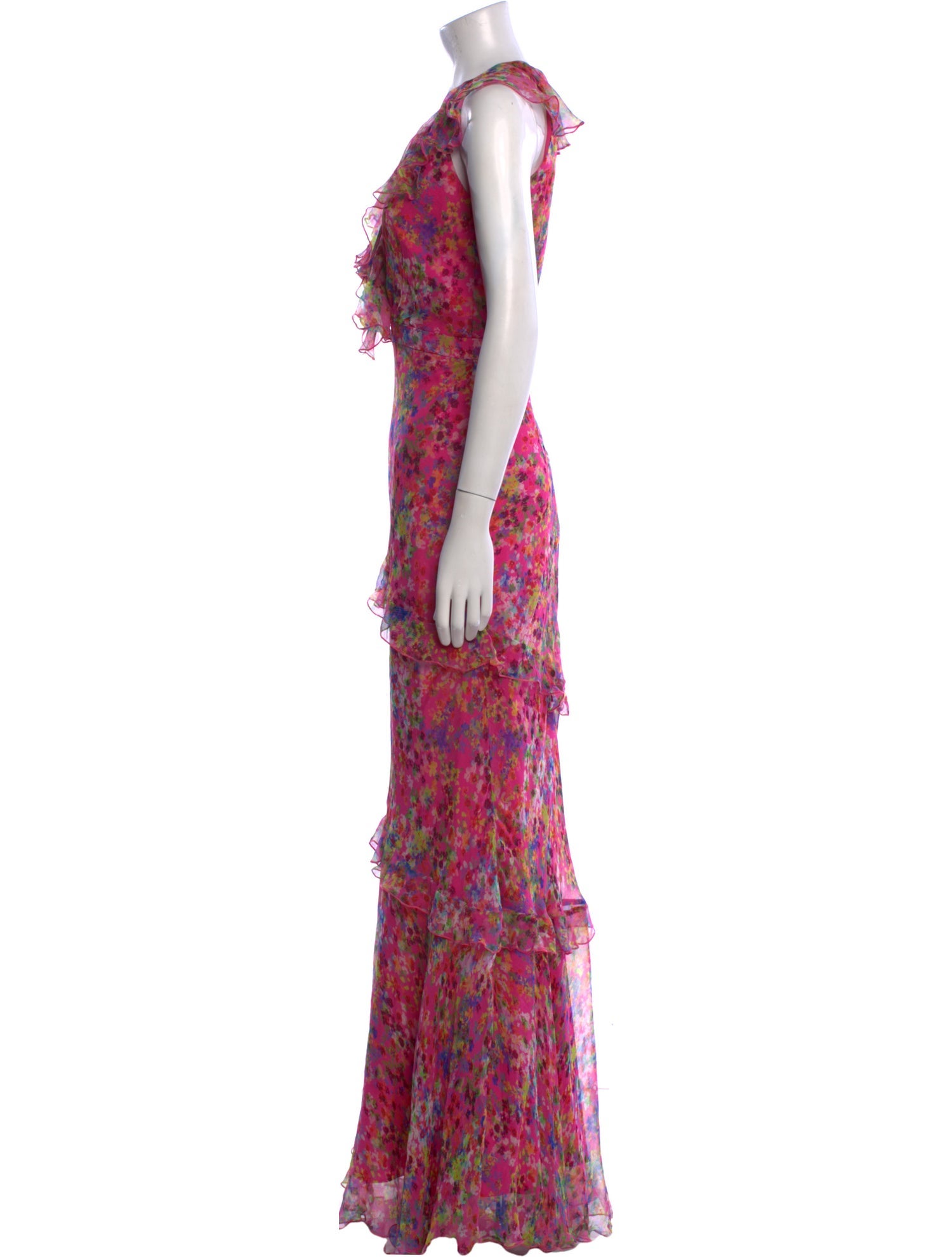 Saloni Silk Long Dress