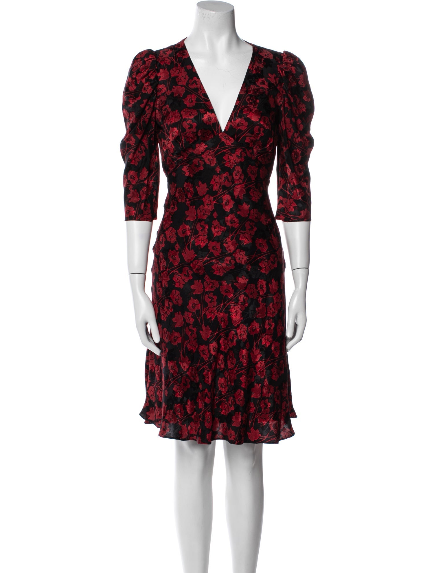 Saloni Silk Knee-Length Dress