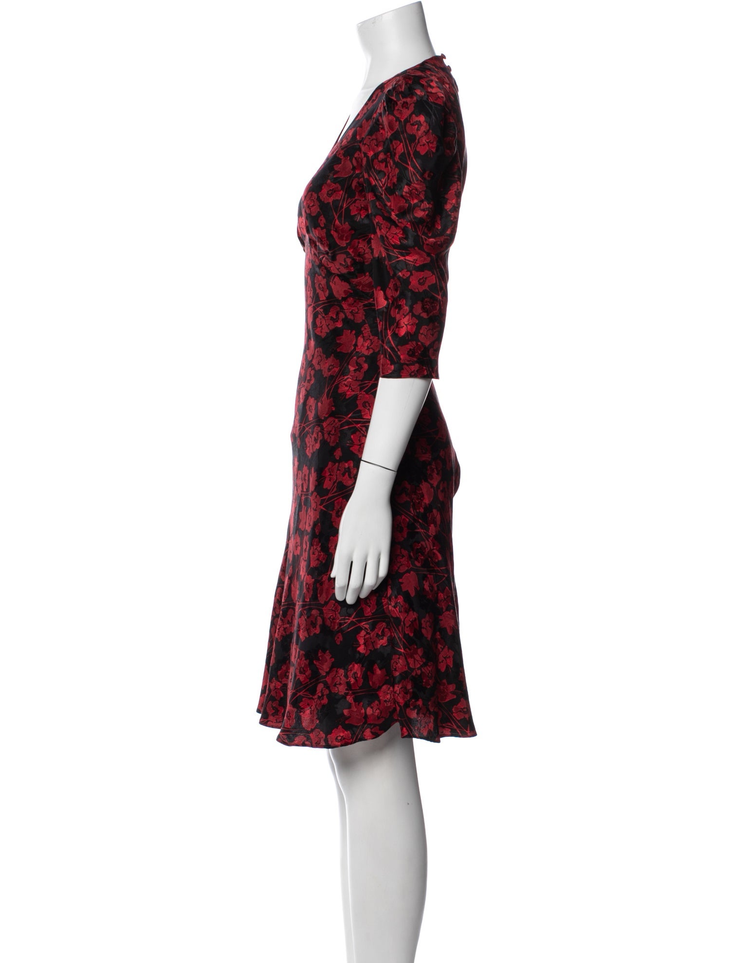 Saloni Silk Knee-Length Dress