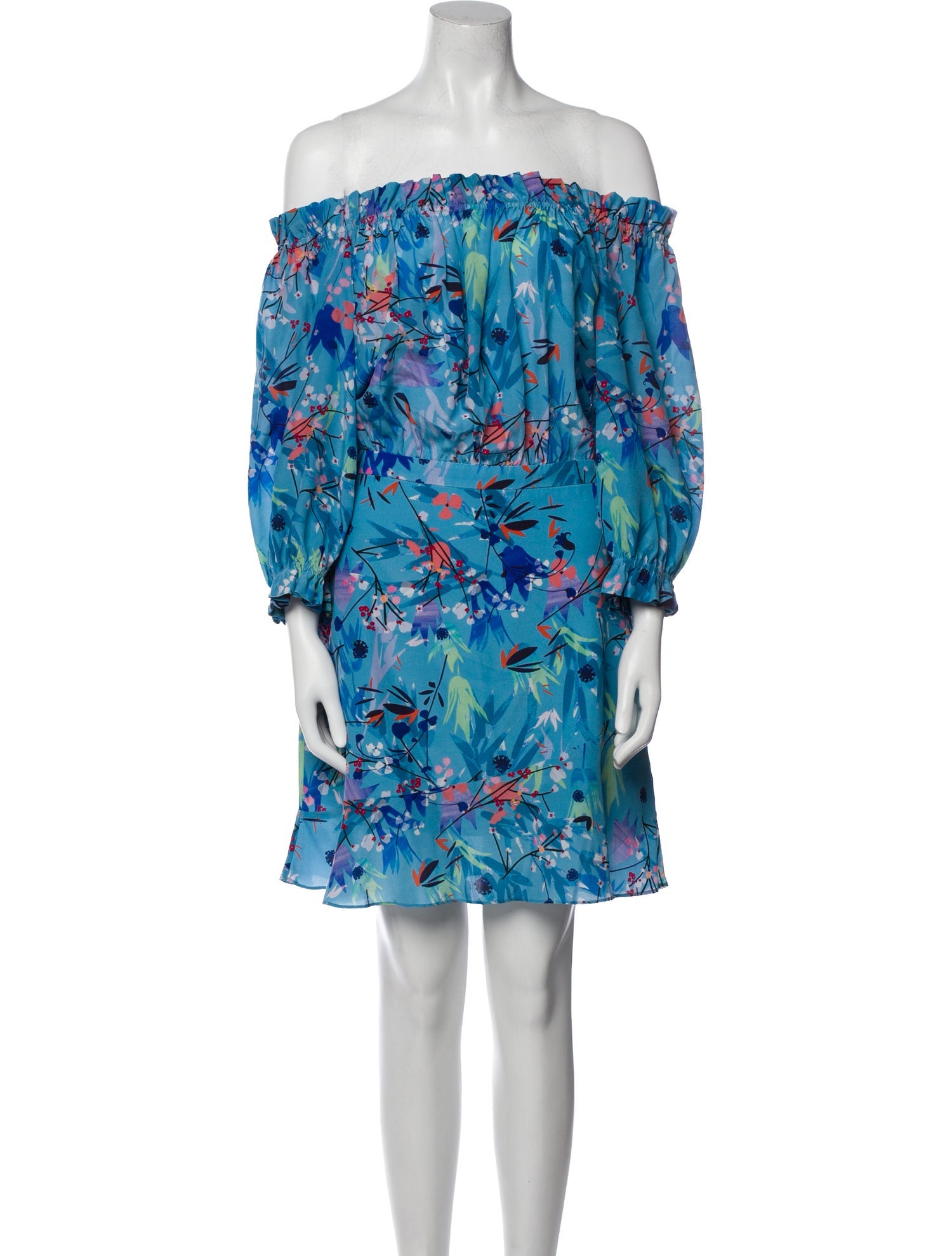 Saloni Silk Mini Dress