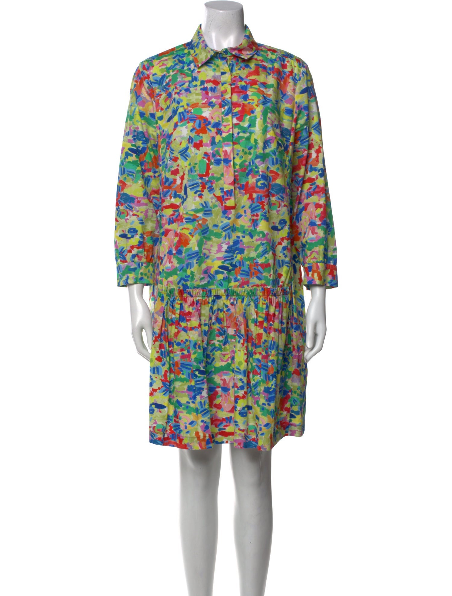 Saloni Printed Knee-Length Dress