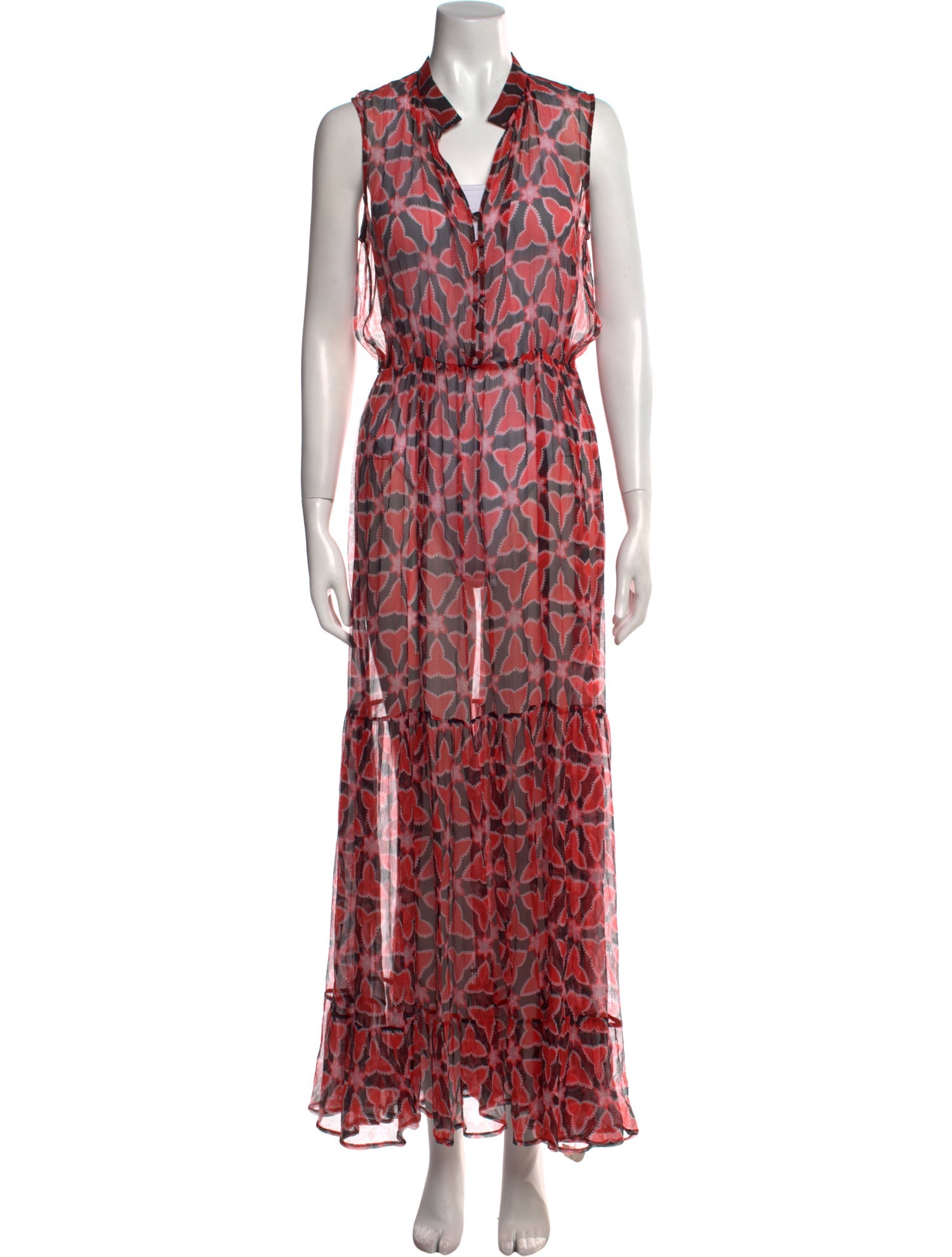 Saloni Silk Long Dress