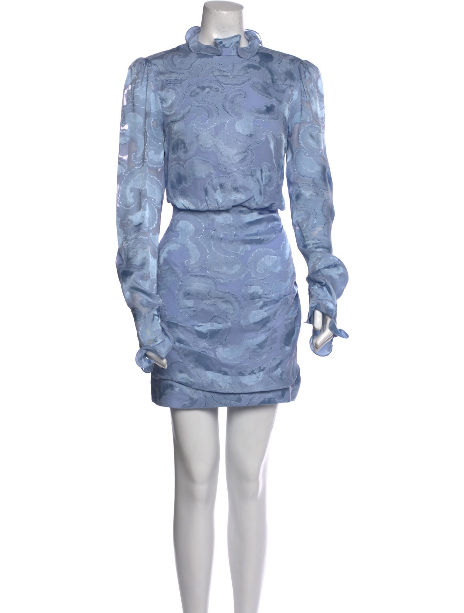 Saloni Mock Neck Mini Dress w/ Tags