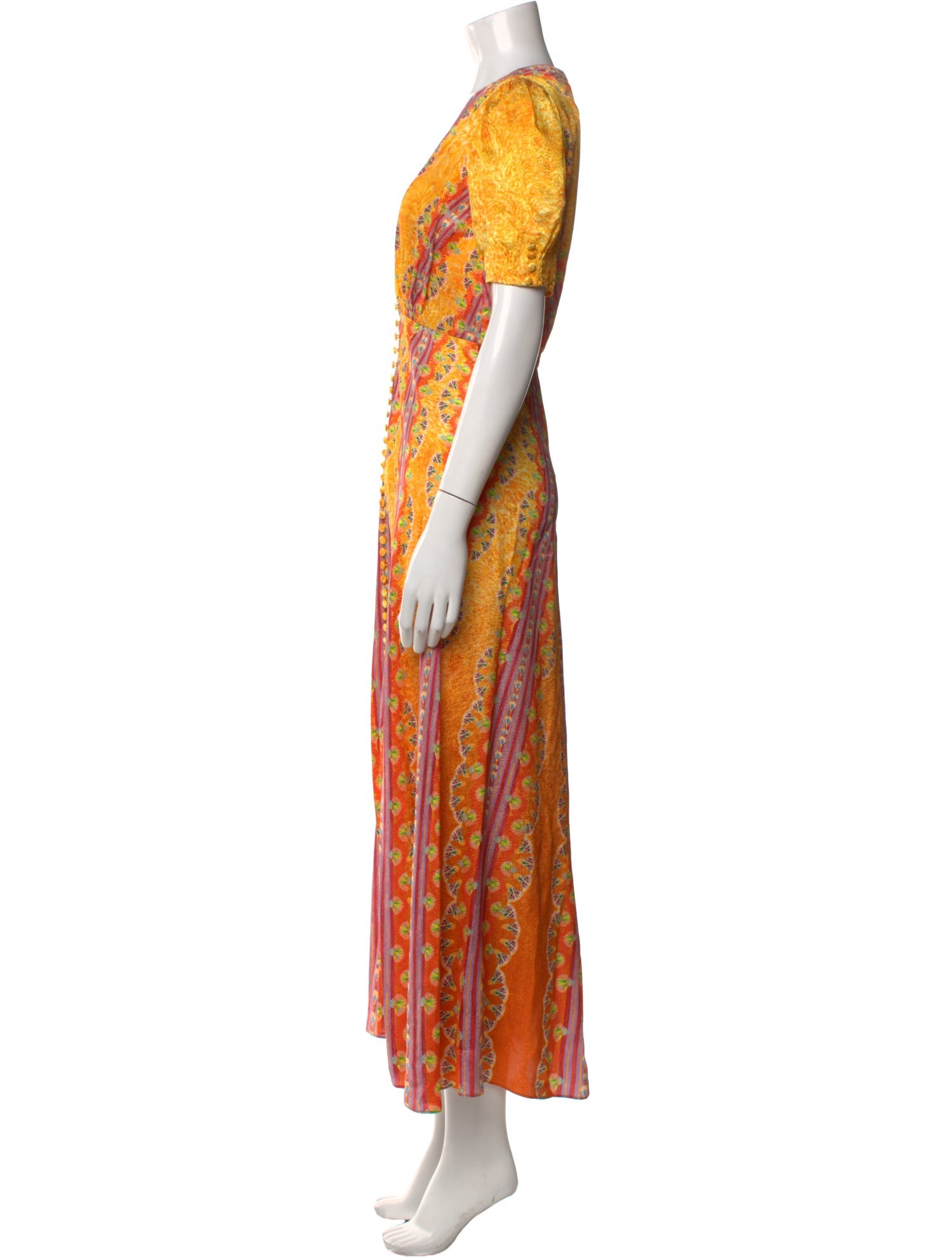 Saloni Silk Long Dress w/ Tags