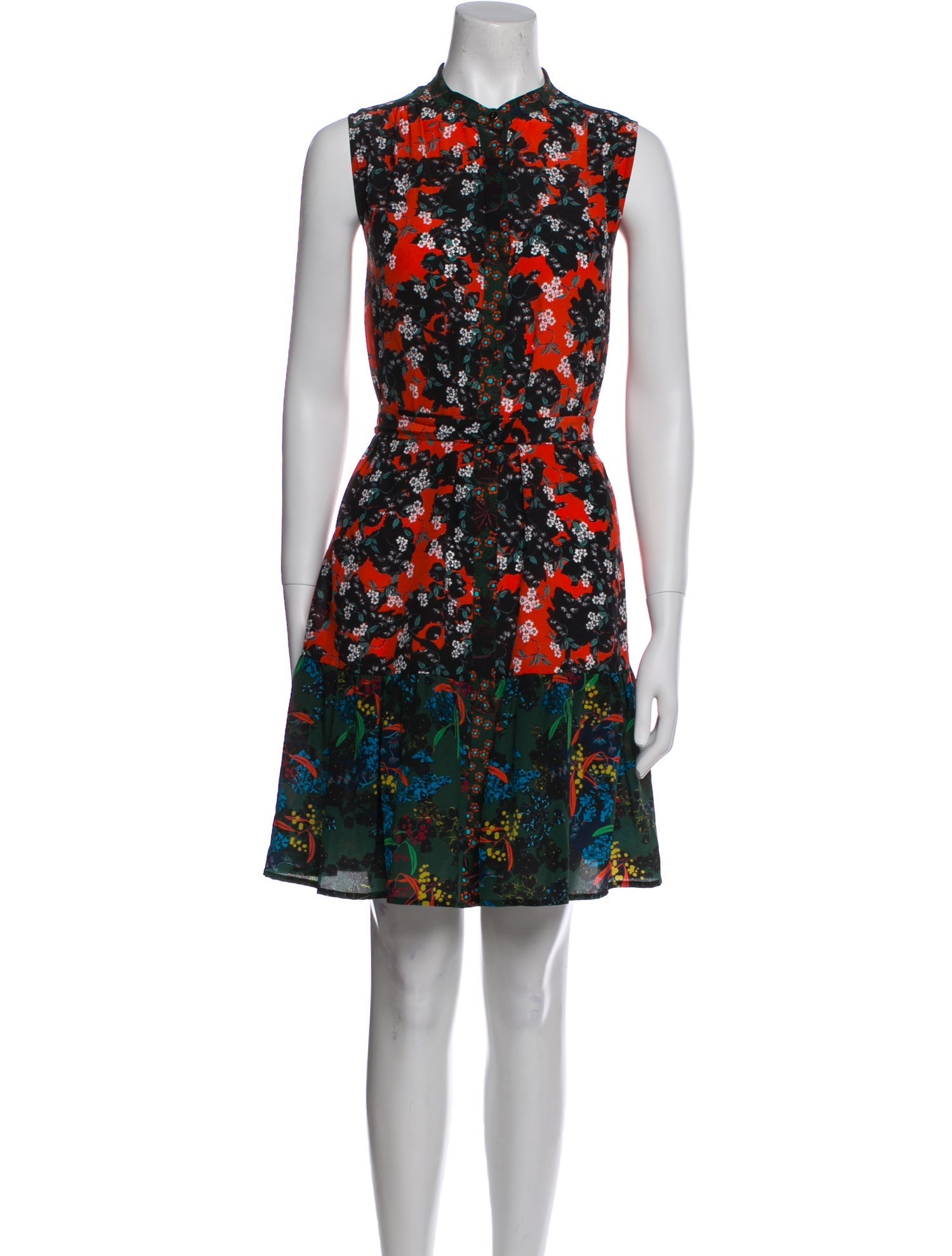 Saloni Silk Mini Dress