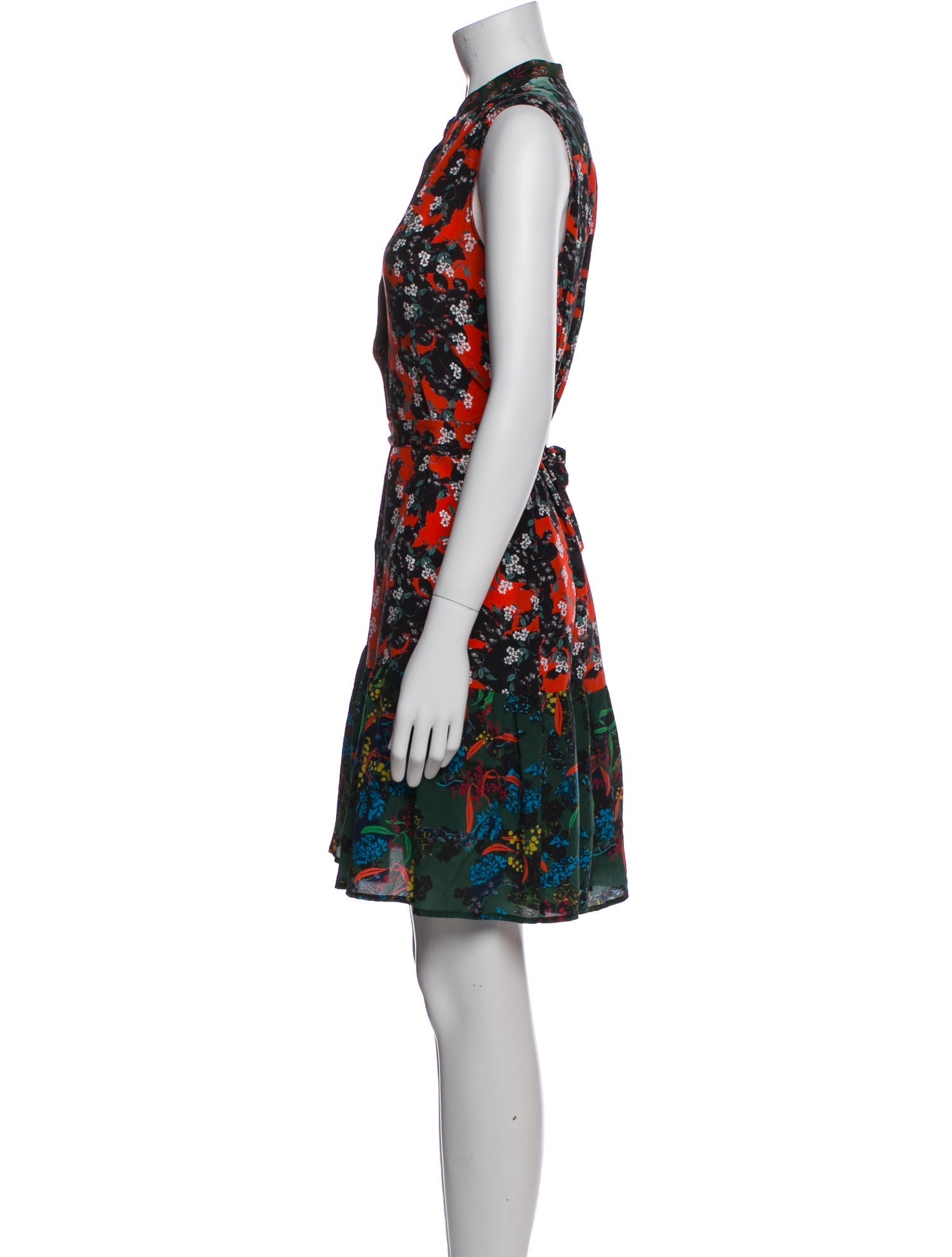 Saloni Silk Mini Dress