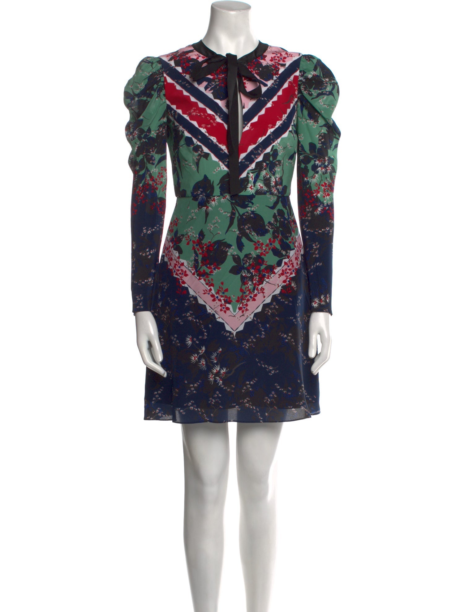 Saloni Silk Mini Dress