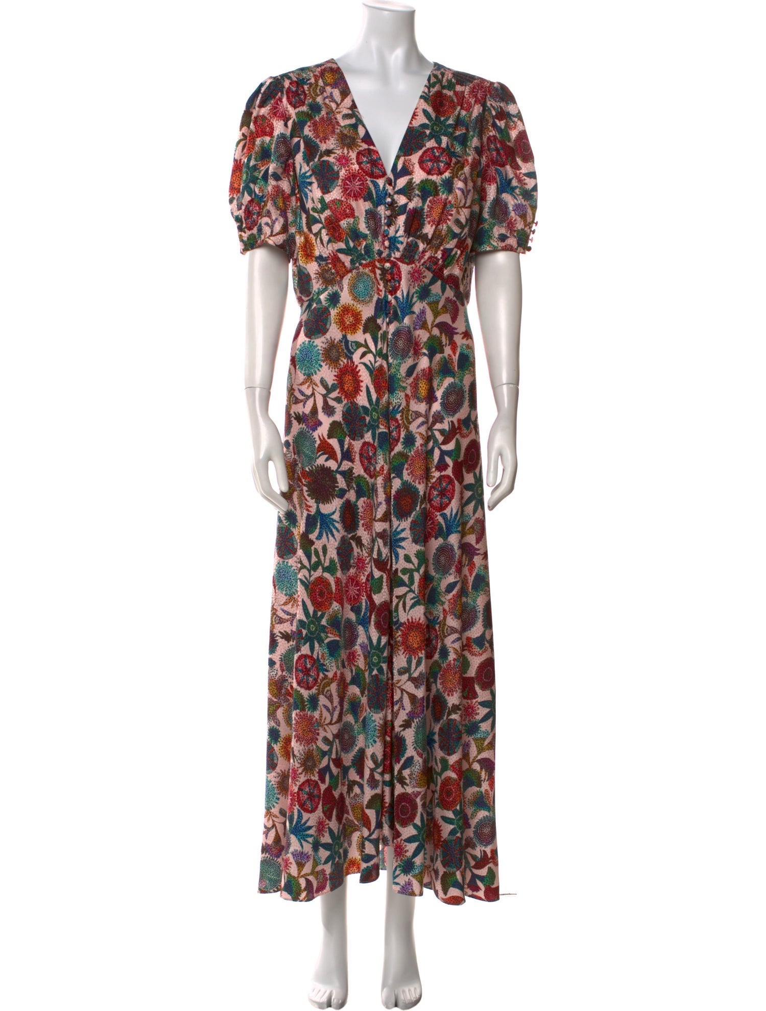 Saloni Silk Long Dress