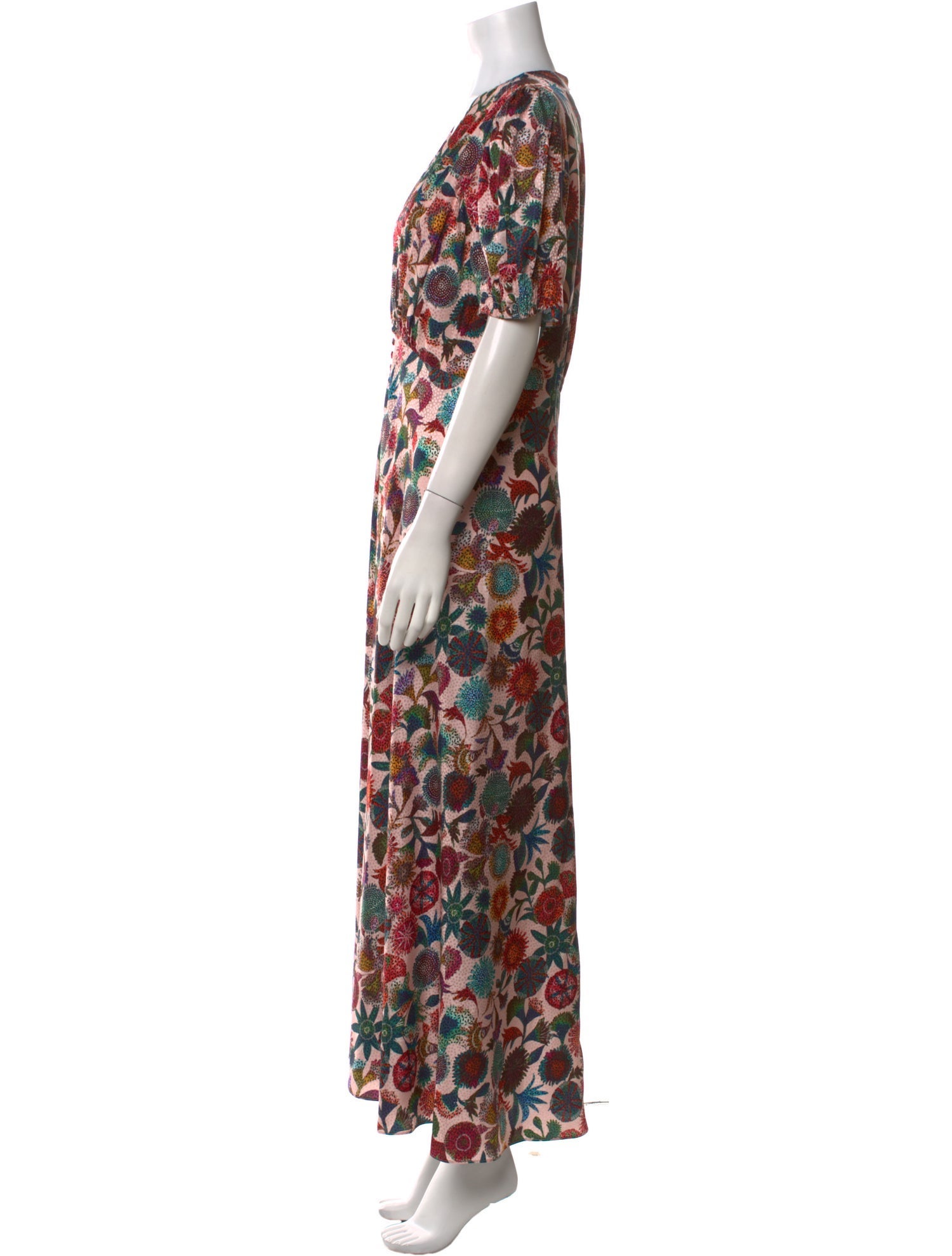 Saloni Silk Long Dress