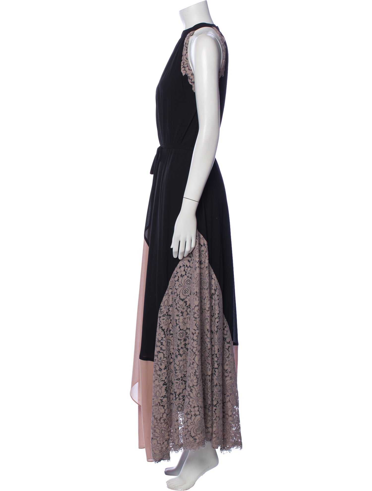 Saloni Halterneck Long Dress