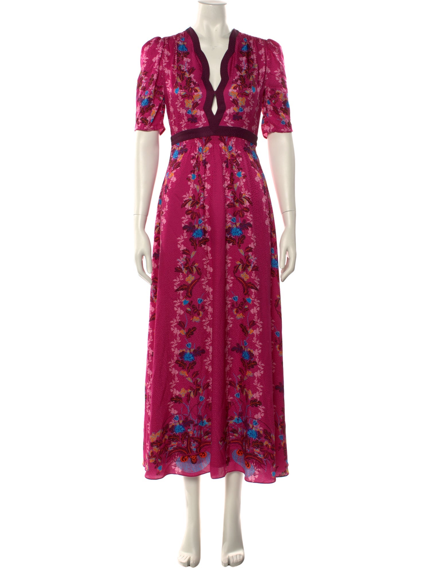 Saloni Silk Long Dress