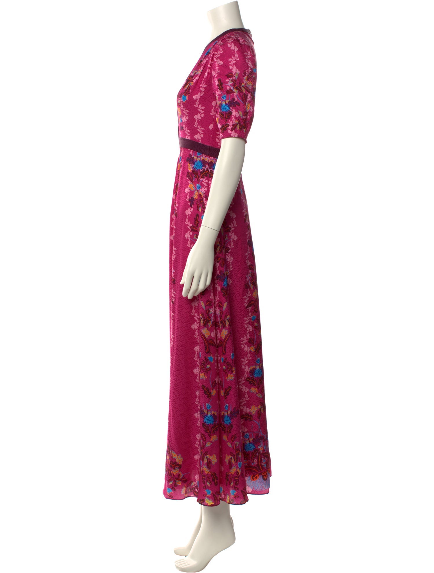 Saloni Silk Long Dress