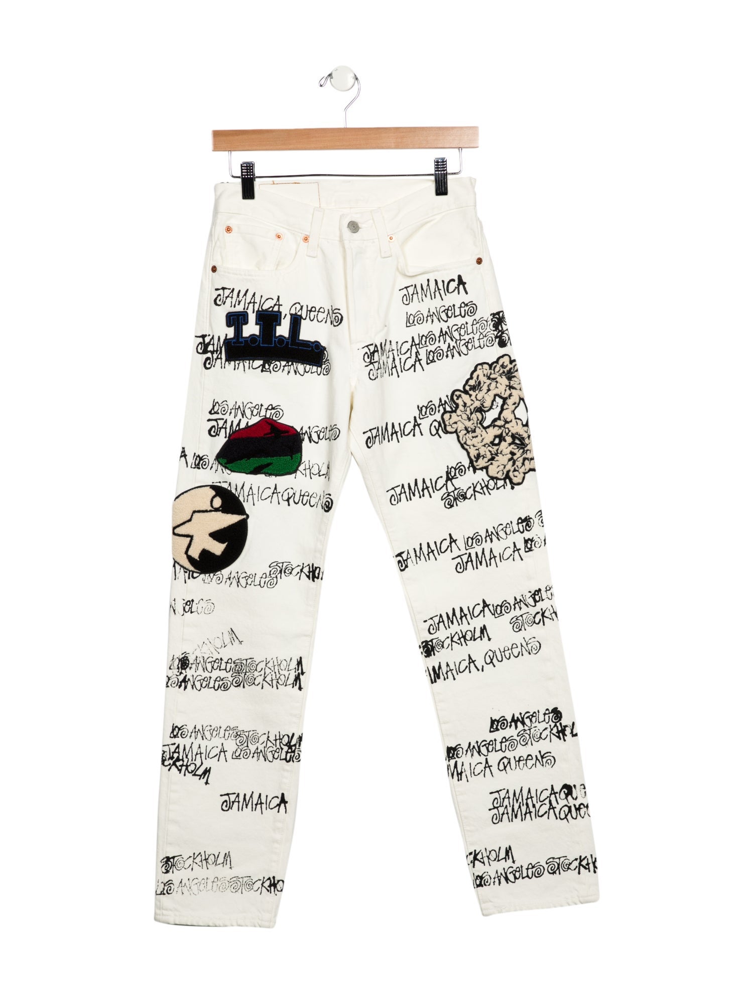 Stüssy x Levi's Mid-Rise Straight Leg Jeans