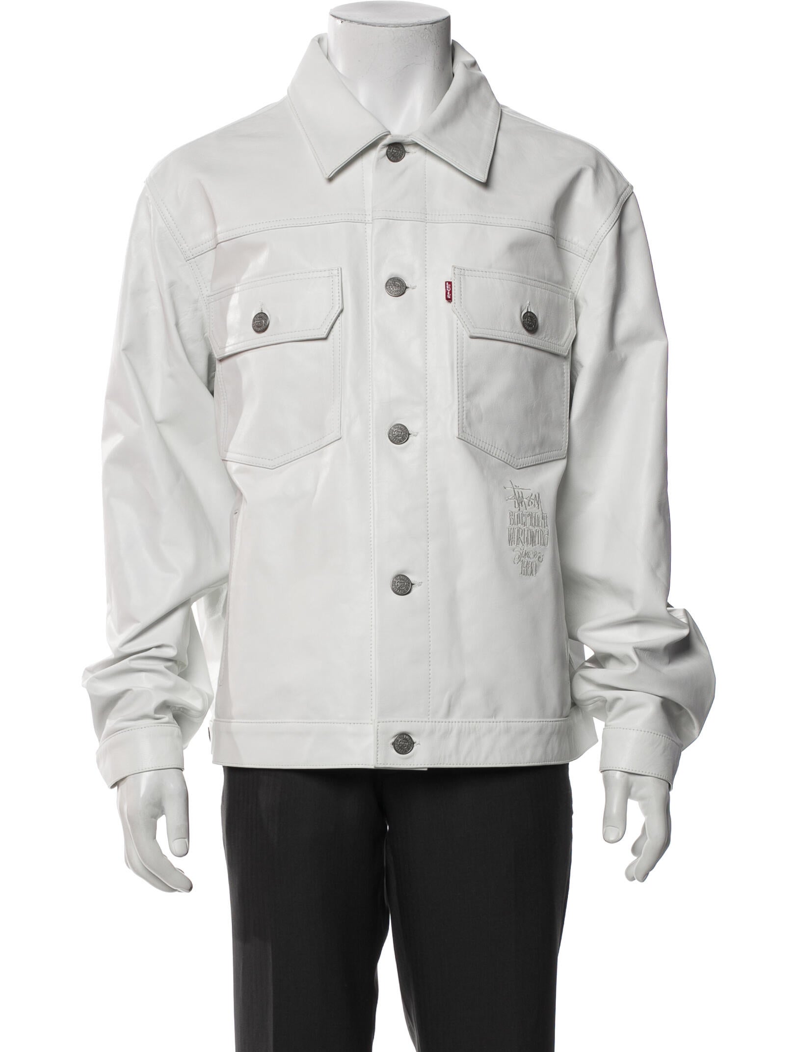 Stüssy x Levi's Goat Leather Denim Jacket