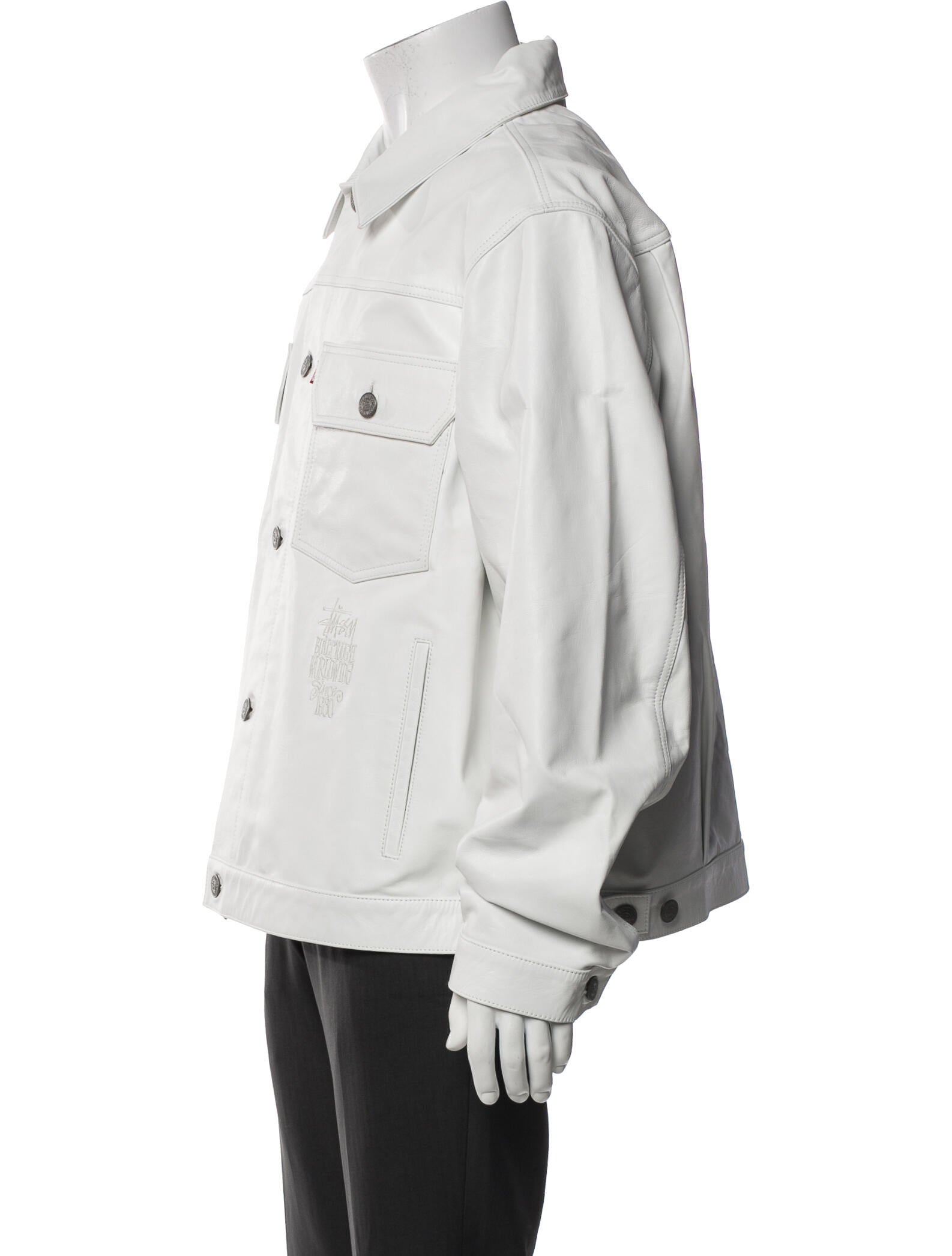 Stüssy x Levi's Goat Leather Denim Jacket