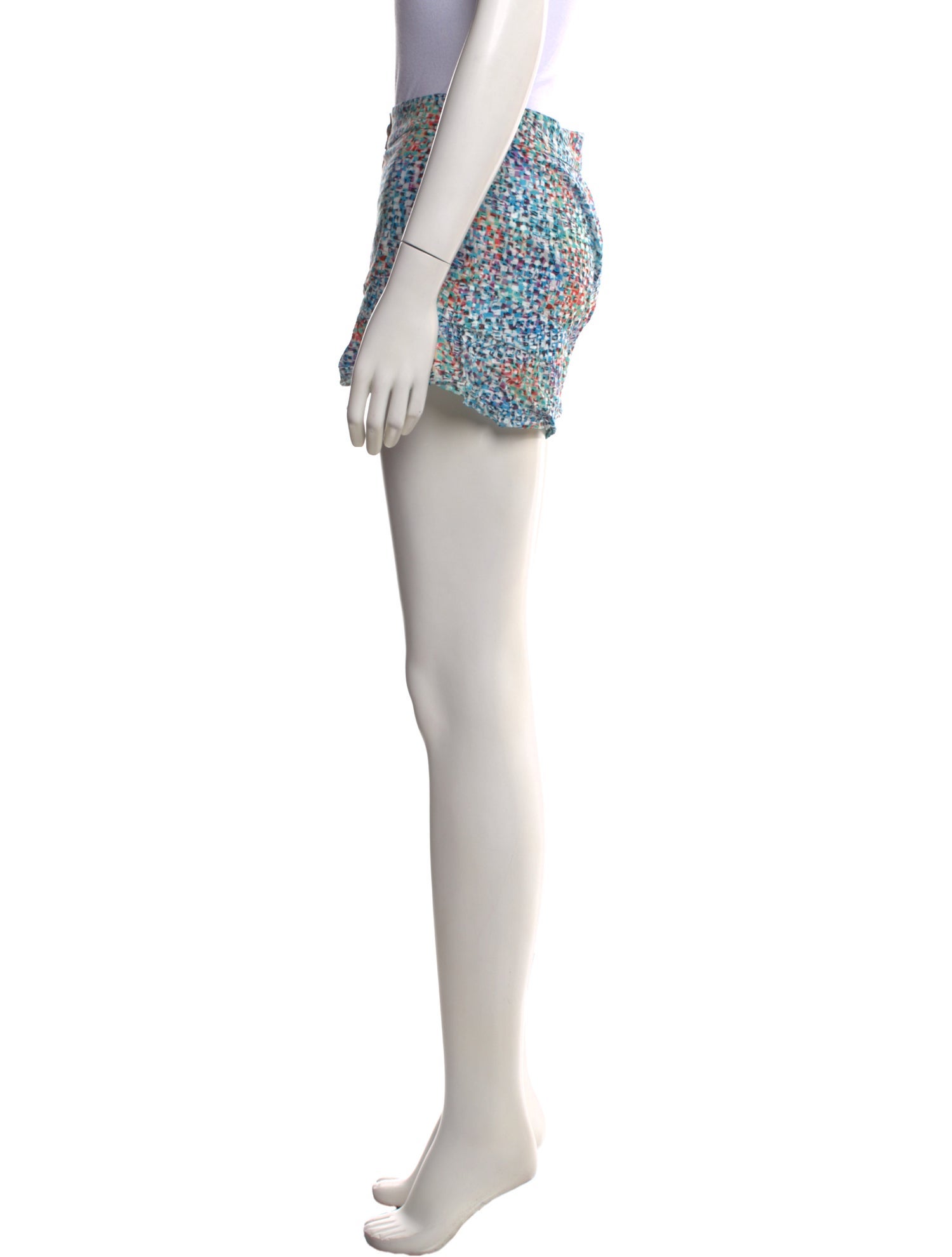 Saloni Patterned Mini Shorts