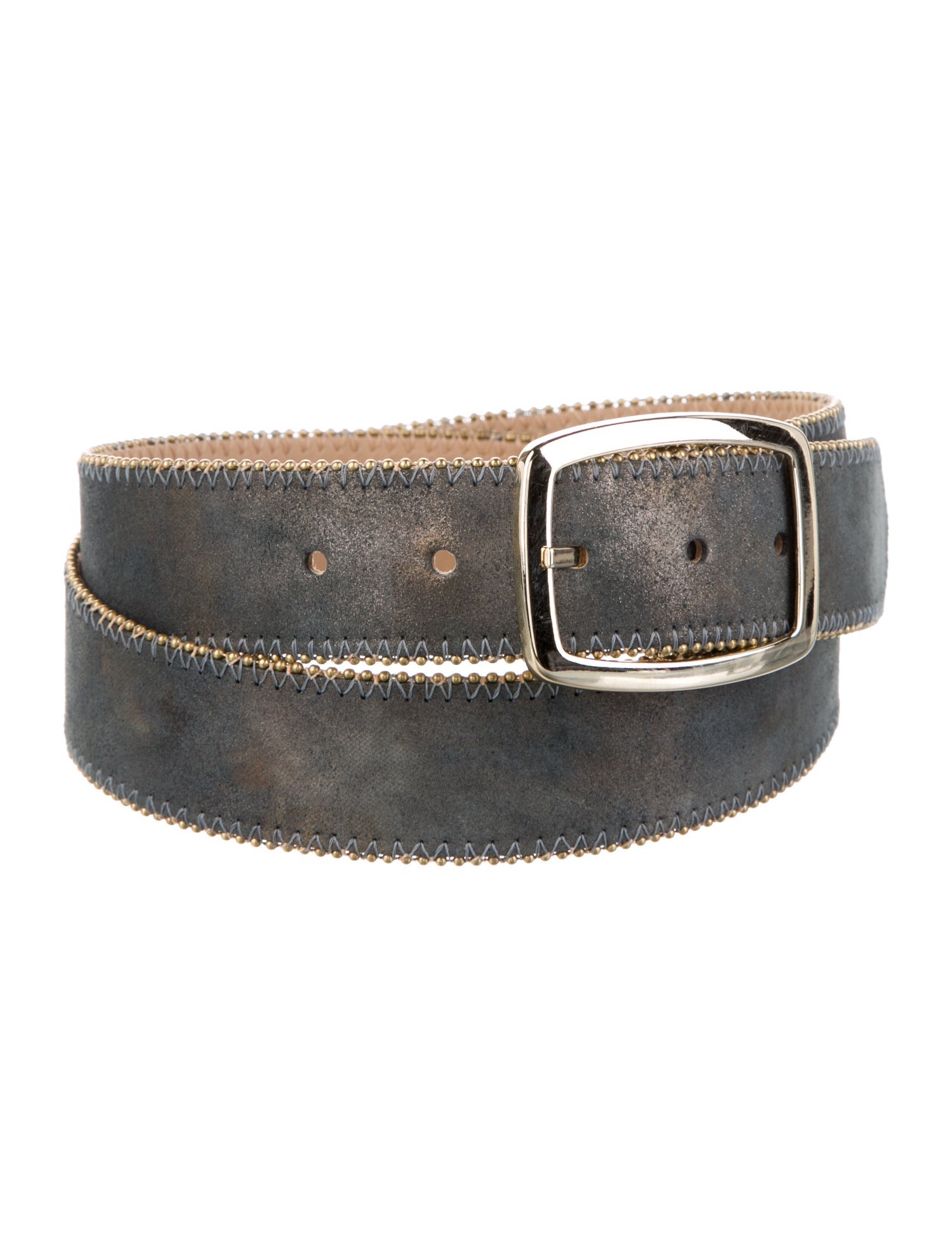 Streets Ahead Leather Studded Accents Belt