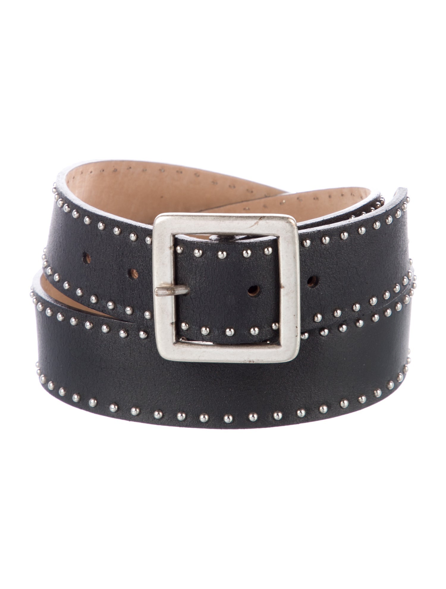 ベルト MAX MARA BLACK LEATHER NEWPLATE15 BELT Max Mara Patent Leather Belt - Grey Belts, Accessories