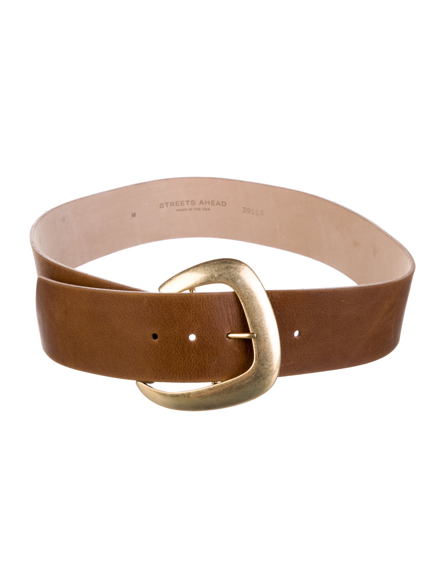 Streets Ahead Wide Leather Waist Belt