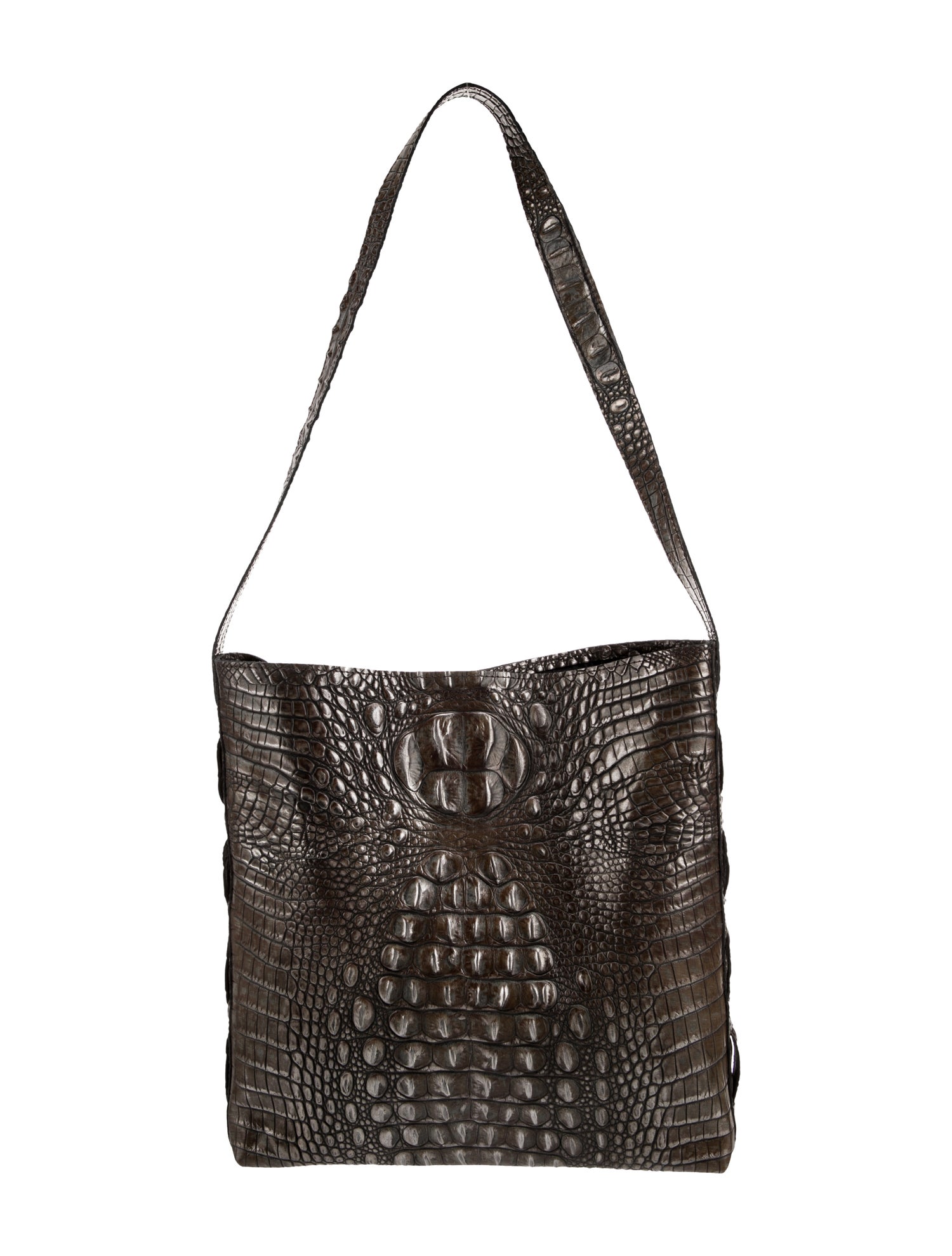 Streets Ahead Alligator Messenger Bag