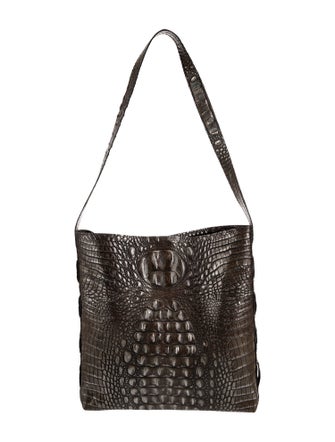 Streets Ahead Alligator Messenger Bag