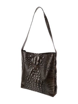 Streets Ahead Alligator Messenger Bag