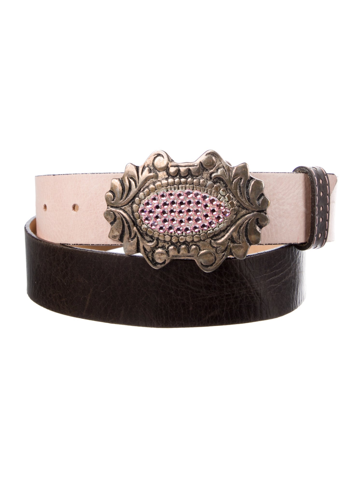 Streets Ahead Leather Crystal Embellishments Belt