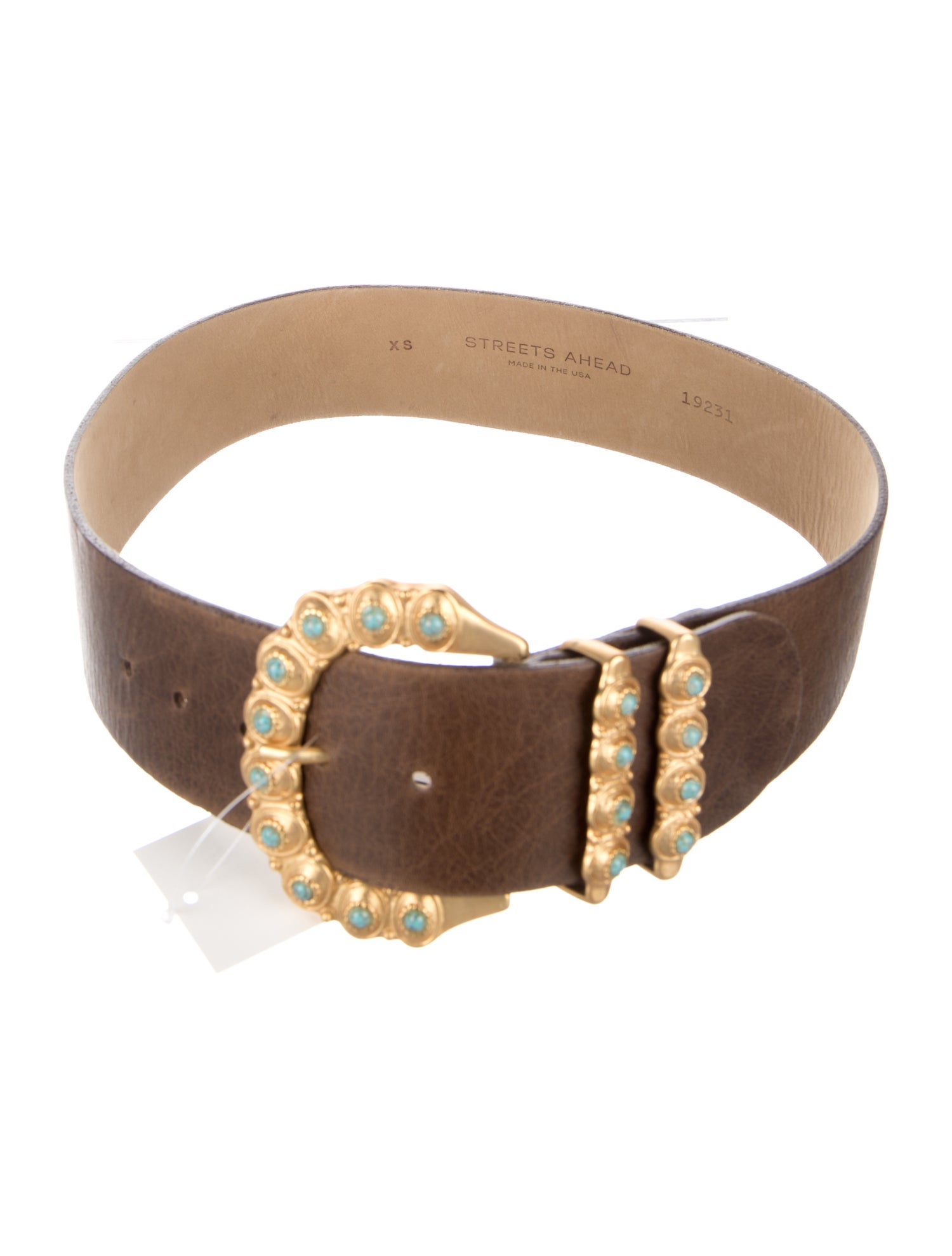 Streets Ahead Wide Leather Waist Belt