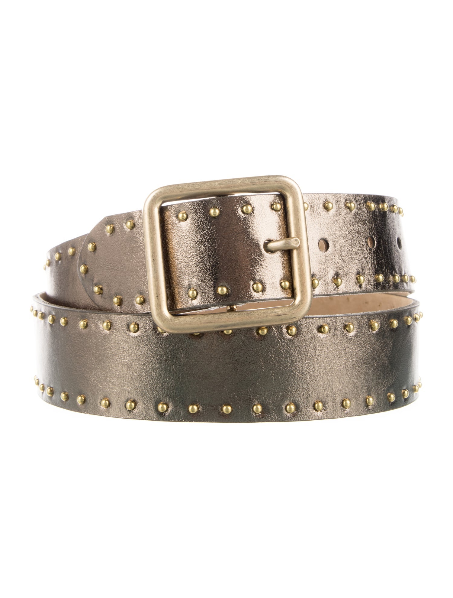 Streets Ahead Leather Studded Accents Belt