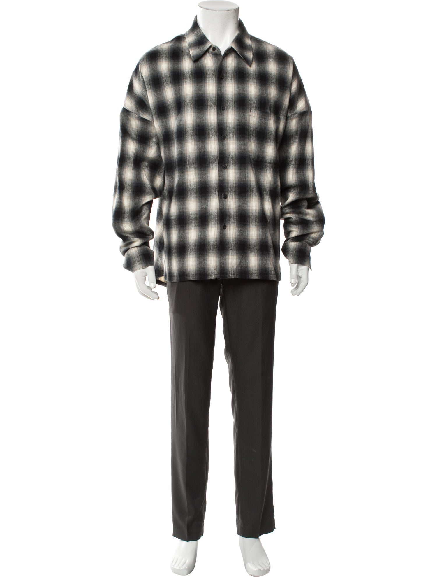 Stampd Plaid Print Long Sleeve Shirt