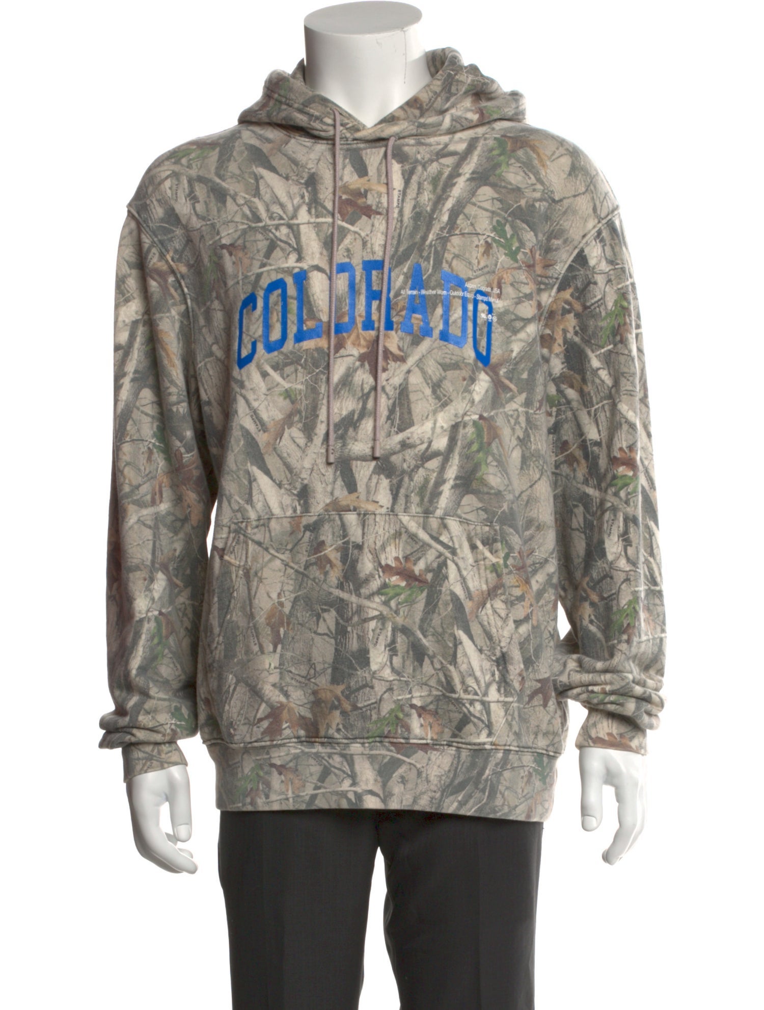 Stampd Printed V-Neck Hoodie