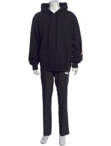 Pre-owned Stampd Crew Neck Long Sleeve Hoodie In Black