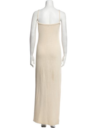 St. Agni Square Neckline Long Dress