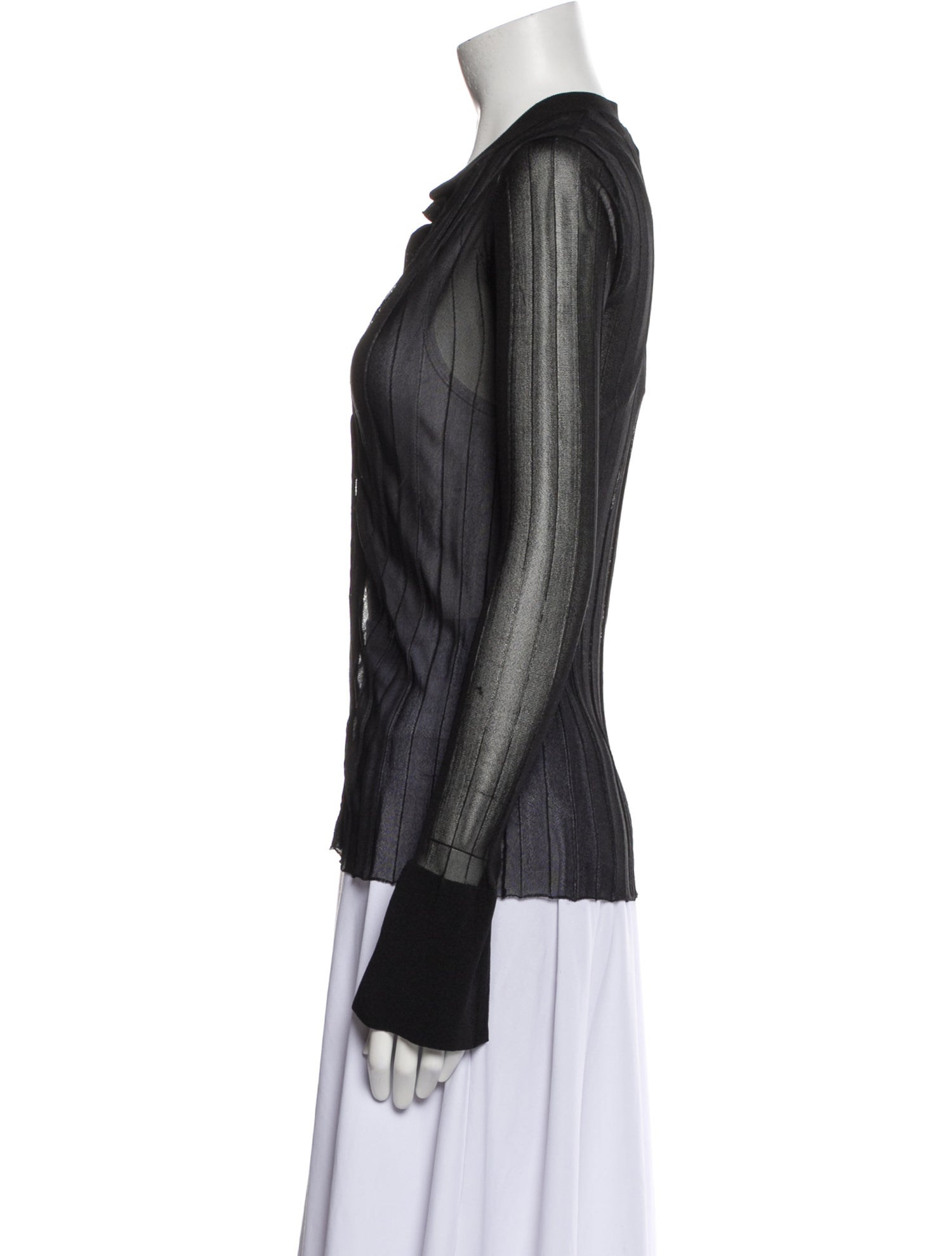 St. Agni Open Front Long Sleeve Top