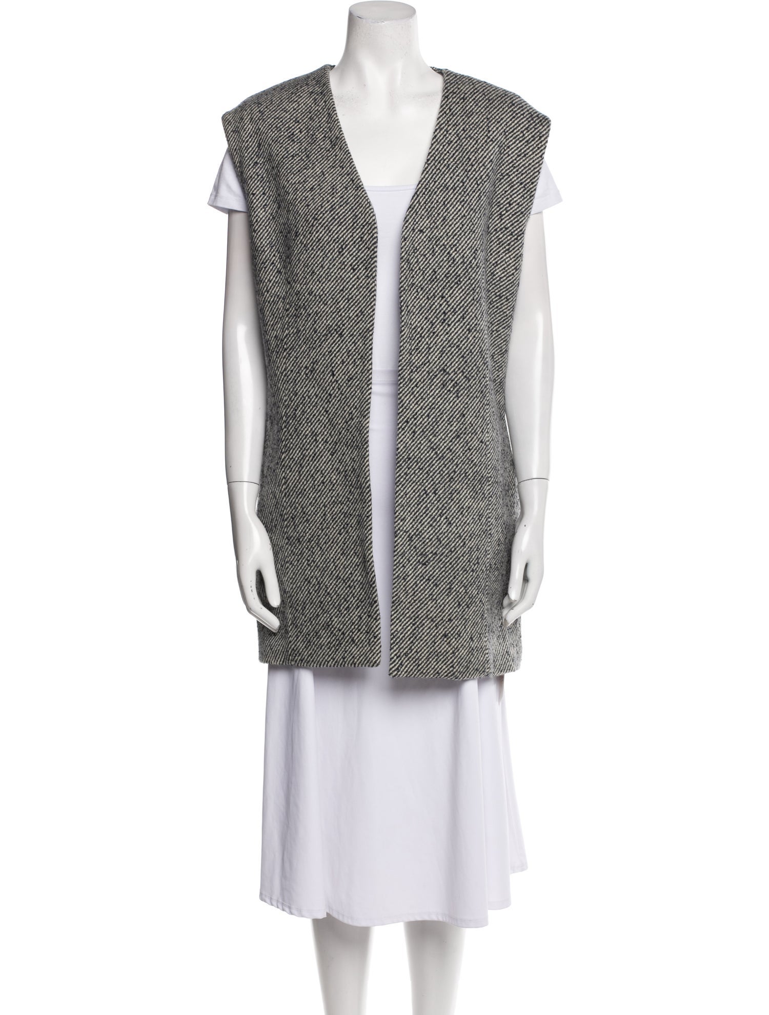 St. Agni Wool Striped Vest